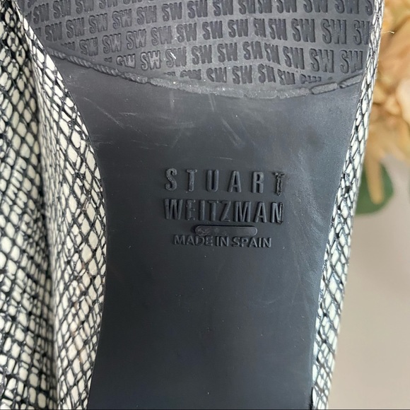 Stuart Weitzman White and Black Flats - Picture 7 of 10